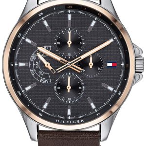 Tommy Hilfiger Herrklocka 1791615 Grå/Läder Ø44 mm