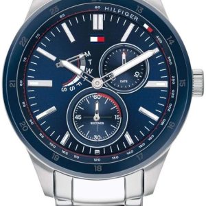 Tommy Hilfiger Herrklocka 1791640 Blå/Stål Ø44 mm