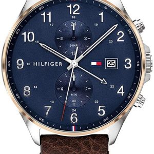 Tommy Hilfiger Herrklocka 1791712 Blå/Läder Ø44 mm