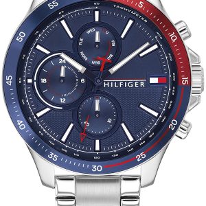 Tommy Hilfiger Herrklocka 1791718 Blå/Stål Ø46 mm