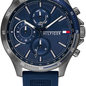 Tommy Hilfiger Herrklocka 1791721 Blå/Gummi Ø46 mm