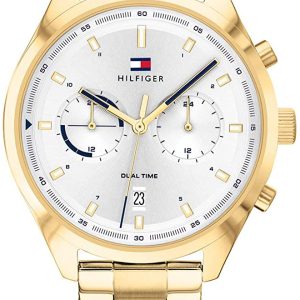 Tommy Hilfiger Herrklocka 1791726 Silverfärgad/Gulguldtonat stål