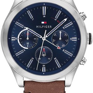 Tommy Hilfiger Herrklocka 1791741 Ashton Blå/Läder Ø44 mm