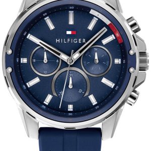 Tommy Hilfiger Herrklocka 1791791 Mason Blå/Gummi Ø45 mm