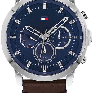 Tommy Hilfiger Herrklocka 1791797 Blå/Läder Ø46 mm