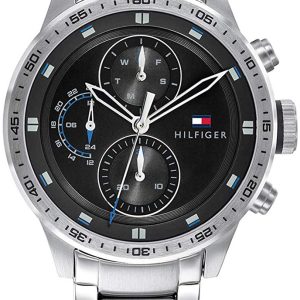 Tommy Hilfiger Herrklocka 1791805 Svart/Stål Ø46 mm