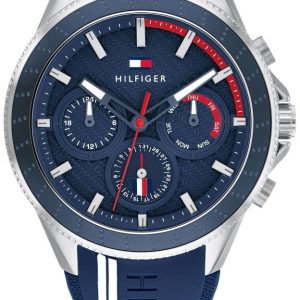 Tommy Hilfiger Herrklocka 1791859 Alden Blå/Gummi Ø45 mm