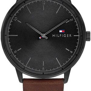 Tommy Hilfiger Herrklocka 1791876 Hendrix Svart/Läder Ø43 mm