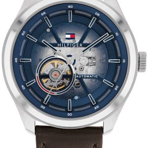 Tommy Hilfiger Herrklocka 1791888 Oliver Blå/Läder Ø42 mm