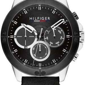 Tommy Hilfiger Herrklocka 1791894 Harley Svart/Läder Ø46 mm