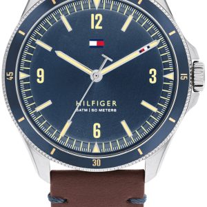 Tommy Hilfiger Herrklocka 1791905 Maverick Blå/Läder Ø43 mm