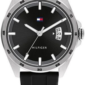 Tommy Hilfiger Herrklocka 1791915 Carter Svart/Gummi Ø42 mm