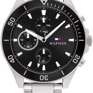 Tommy Hilfiger Herrklocka 1791916 Larson Svart/Stål Ø46 mm