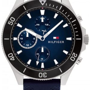 Tommy Hilfiger Herrklocka 1791920 Larson Blå/Gummi Ø46 mm