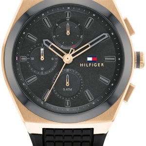 Tommy Hilfiger Herrklocka 1791931 Connor Grå/Gummi Ø44 mm