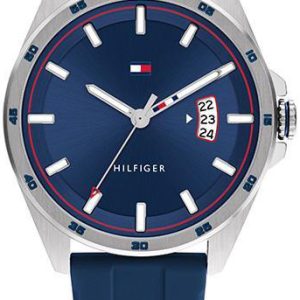 Tommy Hilfiger Herrklocka 1791982 Carter Blå/Gummi Ø42 mm