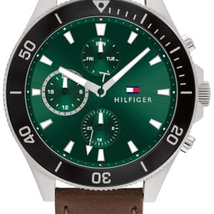 Tommy Hilfiger Herrklocka 1791983 Larson Grön/Läder Ø46 mm