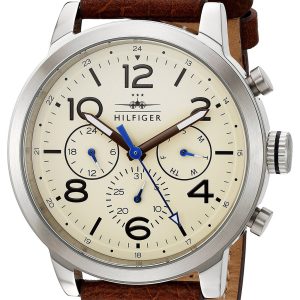 Tommy Hilfiger Jake Herrklocka 1791230 Champagnefärgad/Läder Ø46 mm