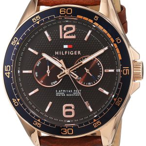 Tommy Hilfiger Sport Herrklocka 1791367 Brun/Läder Ø46 mm