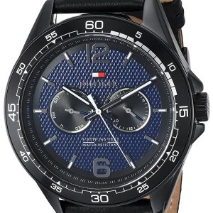 Tommy Hilfiger Sport Herrklocka 1791368 Blå/Läder Ø46 mm