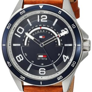 Tommy Hilfiger Sport Herrklocka 1791391 Blå/Läder Ø44 mm