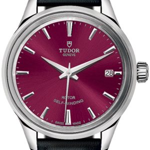 Tudor 12300-0011 Style Röd/Läder Ø34 mm