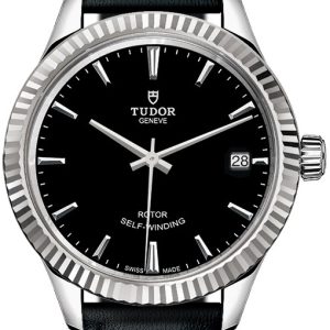 Tudor 12310-0022 Style Svart/Läder Ø34 mm