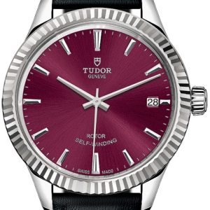 Tudor 12310-0028 Style Röd/Läder Ø34 mm