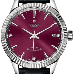 Tudor 12310-0030 Style Röd/Läder Ø34 mm