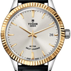 Tudor 12313-0018 Style Silverfärgad/Läder Ø34 mm