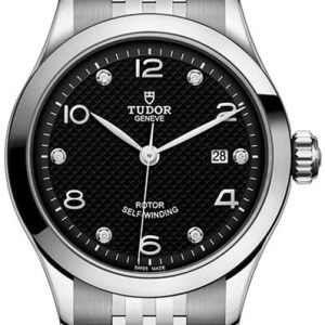 Tudor 1926 Damklocka M91350-0004 Svart/Stål Ø28 mm