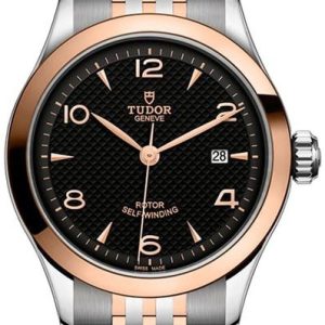 Tudor 1926 Damklocka M91351-0003 Svart/Roséguldstonat stål Ø28 mm