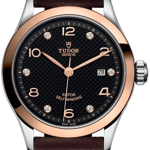 Tudor 1926 Damklocka M91351-0008 Svart/Läder Ø28 mm