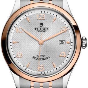 Tudor 1926 Herrklocka M91551-0001 Silverfärgad/Roséguldstonat stål