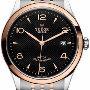 Tudor 1926 Herrklocka M91551-0003 Svart/Roséguldstonat stål Ø39 mm