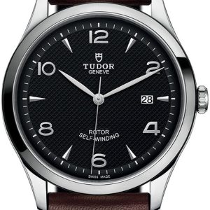 Tudor 1926 Herrklocka M91650-0008 Svart/Läder Ø41 mm