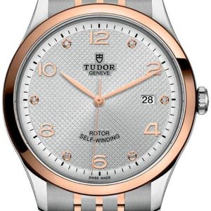 Tudor 1926 Herrklocka M91651-0002 Silverfärgad/Roséguldstonat stål