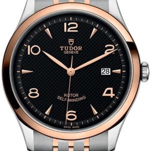 Tudor 1926 Herrklocka M91651-0003 Svart/Roséguldstonat stål Ø41 mm