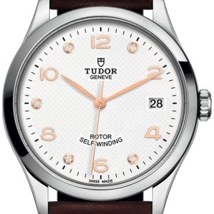 Tudor 1926 M91450-0014 Vit/Läder Ø36 mm