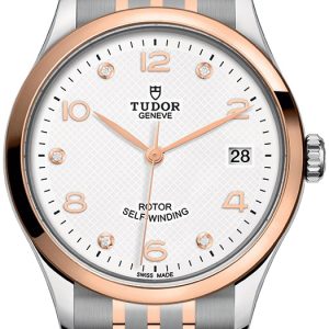 Tudor 1926 M91451-0011 Vit/Roséguldstonat stål Ø36 mm