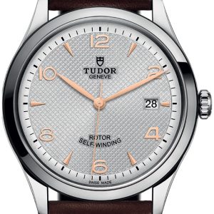 Tudor 1926 M91550-0006 Silverfärgad/Läder Ø39 mm