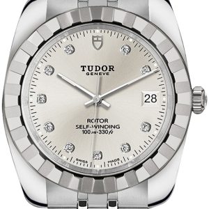 Tudor 21010-0012 Classic Date Silverfärgad/Stål Ø38 mm