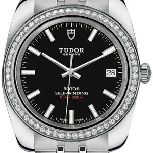 Tudor 21020-0007 Classic Date Svart/Stål Ø38 mm