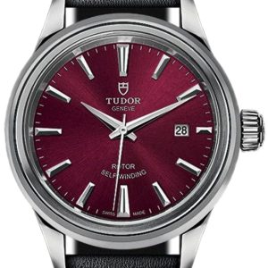 Tudor Damklocka 12100-0012 Style Röd/Läder Ø28 mm