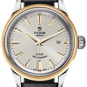 Tudor Damklocka 12103-0008 Style Silverfärgad/Läder Ø28 mm