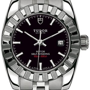 Tudor Damklocka 22010-0001 Classic Date Svart/Stål Ø28 mm