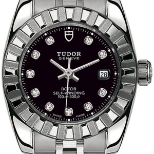 Tudor Damklocka 22010-0012 Classic Date Svart/Stål Ø28 mm