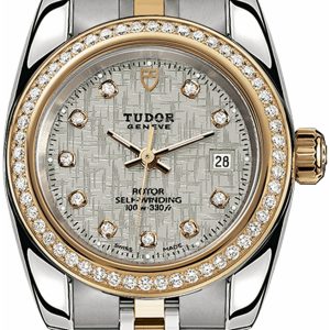 Tudor Damklocka 22023-0004 Classic Date Silverfärgad/18 karat gult