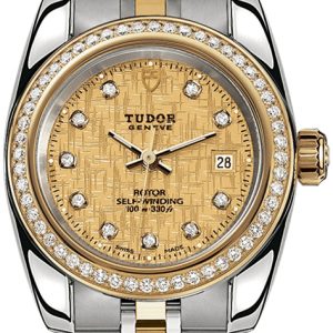 Tudor Damklocka 22023-0012 Classic Date Gulguldstonad/Gulguldtonat