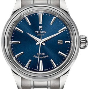 Tudor Damklocka M12100-0009 Style Blå/Stål Ø28 mm